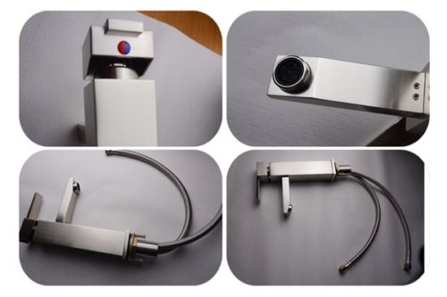 Chrome Bathroom Basin Faucet Single Handle Hole Mixer Tap